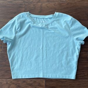 Teen crop top mint color xl